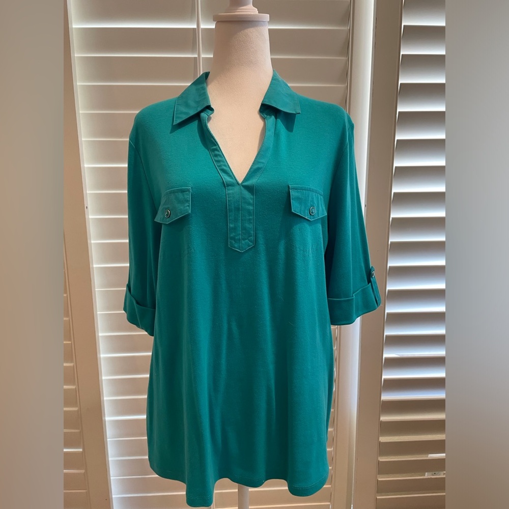 KAREN SCOTT Women's Short Sleeve Tunic